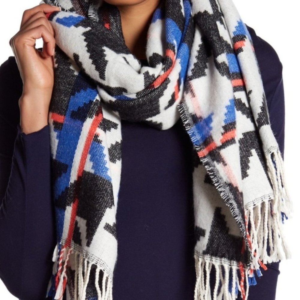 Shiraleah Zara Pattern Print Scarf